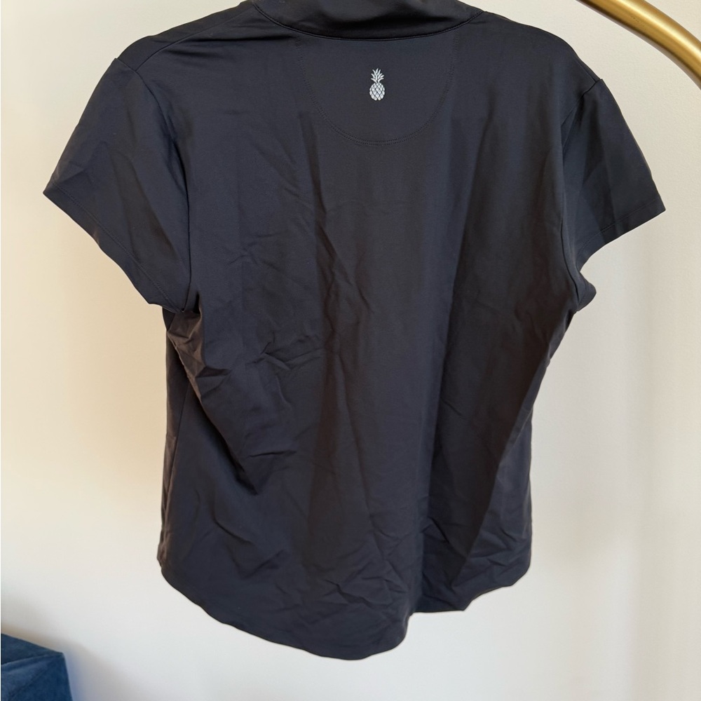 Tommy Bahama Women's Charcoal Short Sleeve Top - Picture 3 of 3